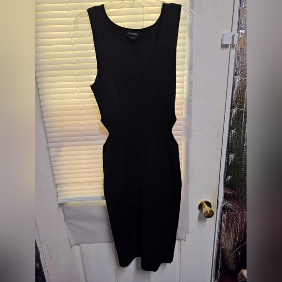 bebe Dresses & Skirts - bebe Black Sleeveless Cutout Bodycon Dress